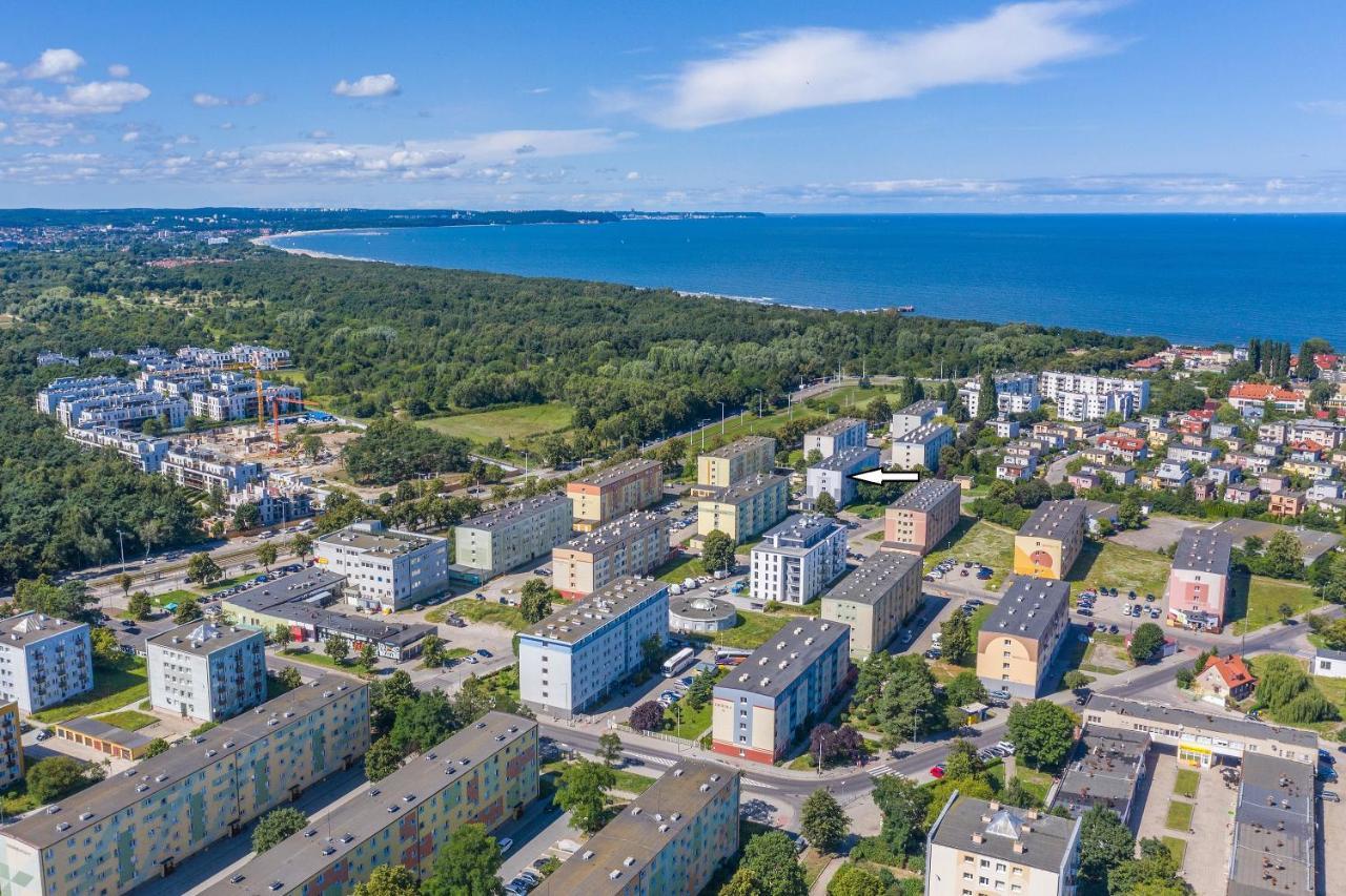 Apartament Blue Brzezno Prostywynajem Gdansk Brzezno Appartement Buitenkant foto